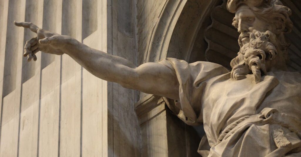 pexels-photo-15621211-15621211 Close-up of an ancient marble sculpture in Vatican City showcasing intricate artistry.